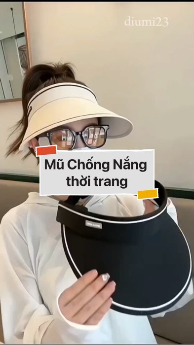 Mũ Chống Nắng thời trang #VideohangThoiTrang#shopeestyle#ShopeeVideo#ShopeeCreator#LuotVuiMuaLien#KOLUyTin #diumi26