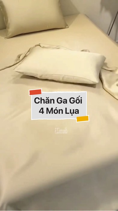 ￼Chăn Ga Gối 4 Món Lụa #VideohangDoiSong#ShopeeVideo#ShopeeCreator #LuotVuiMuaLien#KOLUyTin#Videomuasam #SandealcungKOL #diumi80