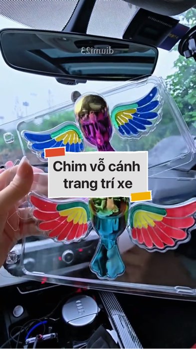 Chim vỗ cánh trang trí xe #VideohangDoiSong#ShopeeVideo#ShopeeCreator #LuotVuiMuaLien#KOLUyTin#Videomuasam #SandealcungKOL #diumi87
