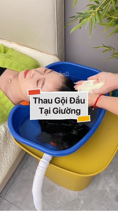 Thau Gội Đầu Tại Giường #VideoHangGiaDung#shopeestyle#ShopeeVideo#ShopeeCreator #LuotVuiMuaLien #diumi94