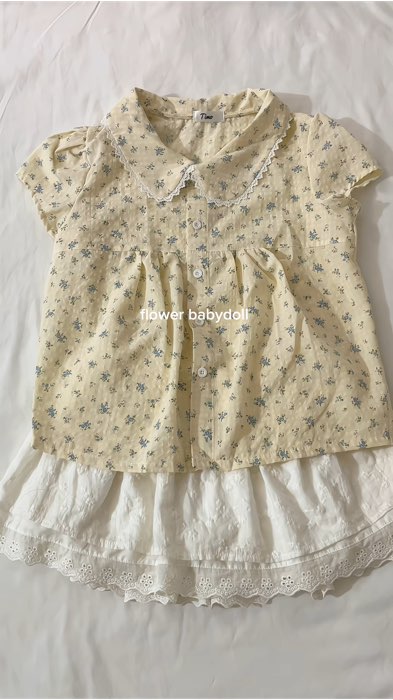 babydoll hoa nhí, mặc siu cưng lun #KOLUyTin #ShopeeStyle #ShopeeThoiTrang #Shopeexuhuong#LuotVuiMuaLien