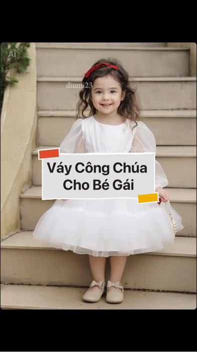 Váy Công Chúa Cho Bé Gái #VideohangThoiTrang#shopeestyle#ShopeeVideo#ShopeeCreator#LuotVuiMuaLien#KOLUyTin #diumi271