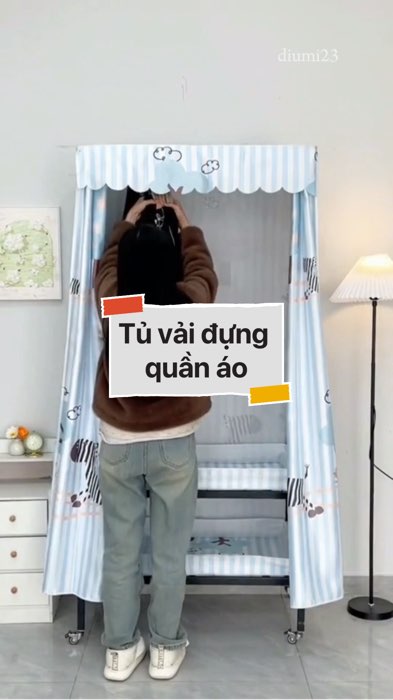 Tủ vải đựng quần áo #VideoHangGiaDung#shopeestyle#ShopeeVideo#ShopeeCreator #LuotVuiMuaLien #diumi277