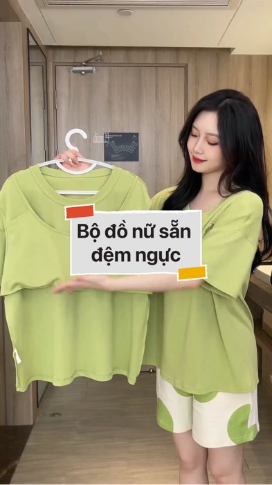 Bộ đồ nữ sẵn đệm ngực #VideohangThoiTrang#shopeestyle#ShopeeVideo#ShopeeCreator#LuotVuiMuaLien#KOLUyTin #diumi296