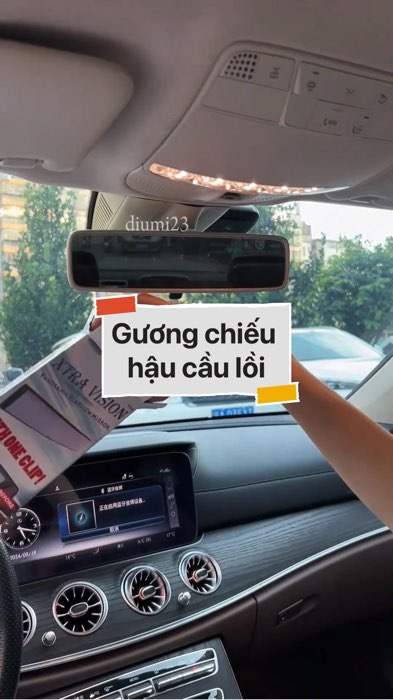 ￼Gương chiếu hậu góc rộng ô tô Gương chiếu hậu cầu lồi xe hơi mở rộng góc nhìn hạn chế điểm mù siêu tiện lợi #diumi304