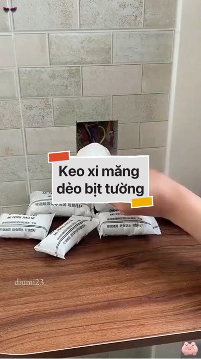 Keo xi măng dẻo bịt tường #VideohangNhaCua#shopeestyle#ShopeeVideo#ShopeeCreator #LuotVuiMuaLien#KOLUyTin#Videomuasam #SandealcungKOL #diumi318