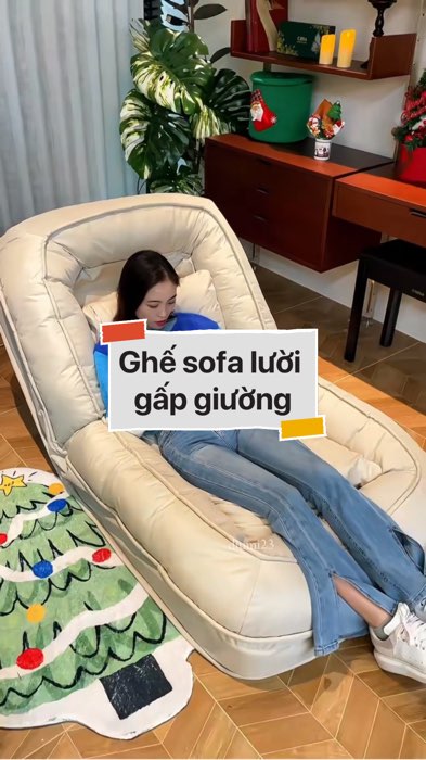 ￼Ghế sofa lười gấp giường sofa #VideoHangGiaDung#shopeestyle#ShopeeVideo#ShopeeCreator #LuotVuiMuaLien #diumi334