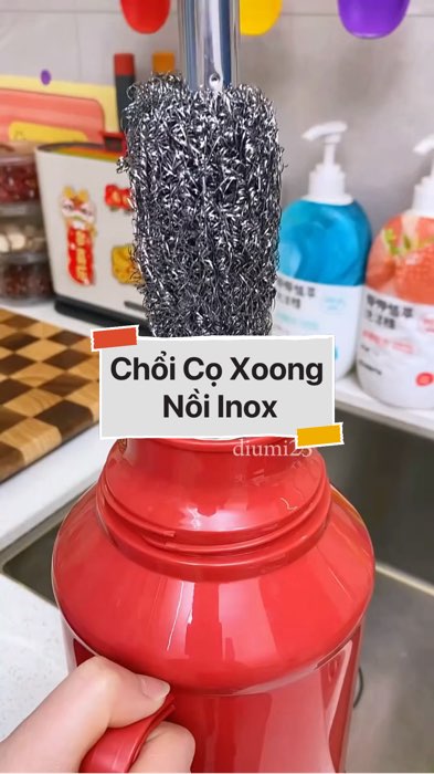 Chổi Cọ Xoong Nồi Inox #VideoHangGiaDung#shopeestyle#ShopeeVideo#ShopeeCreator #LuotVuiMuaLien #diumi350