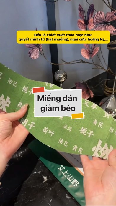 ￼Miếng dán giảm béo thảo dược #VideohangLamDep#shopeestyle#ShopeeVideo#ShopeeCreator #LuotVuiMuaLien#KOLUyTin#Videomuasam #SandealcungKOL #diumi372