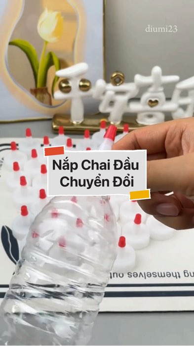 Nắp Chai Nhựa Đầu Chuyển Đổi #VideohangDoiSong#ShopeeVideo#ShopeeCreator #LuotVuiMuaLien#KOLUyTin#Videomuasam #SandealcungKOL #diumi432