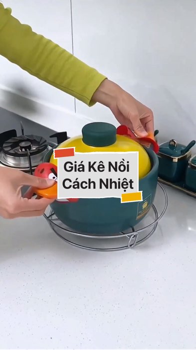 ￼Giá Kê Nồi Cách Nhiệt #VideoHangGiaDung#shopeestyle#ShopeeVideo#ShopeeCreator #LuotVuiMuaLien #diumi466