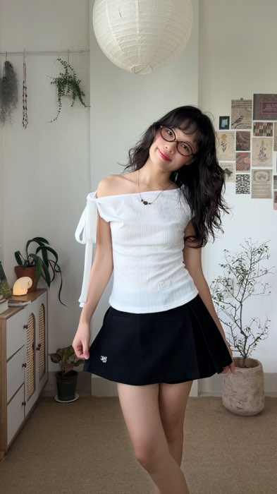 Áo trễ vai Bycamcam 🎀#ShopeeVideo #ShopeeDebut #ShopeeCreater #HangMoiVe #SandealcungKOL #KOLUyTin #aotrevai