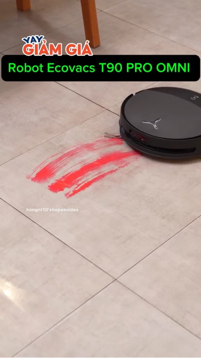 Mua tại video rẻ hơn, Robot Hút Bụi Lau Nhà Ecovacs Deebot T90 Pro Omni #ShopeeCreator #LuotVuiMuaLien #ShopeeVideo