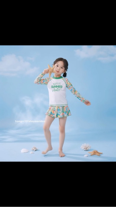 Đồ bơi bé gái siêu xinh Bikini Passport #ShopeeCreator #LuotVuiMuaLien #ShopeeVideo