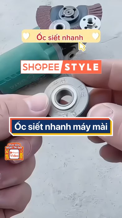 Ốc siết nhanh máy mài góc, mua ngay tại giỏ hàng #ShopeeVideo | #ShopeeCreator | #LuotVuiMuaLien #hangmoive #muahangngay #dogiadung #thietbicokhi