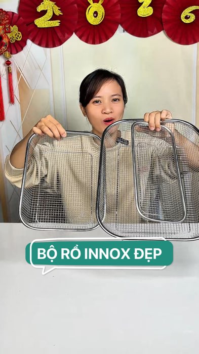 Bộ rổ innox đẹp cả nhà săn thôi giá rẻ #HangMoiVe #rogiainnox #roinnox #rogia #boroinnox