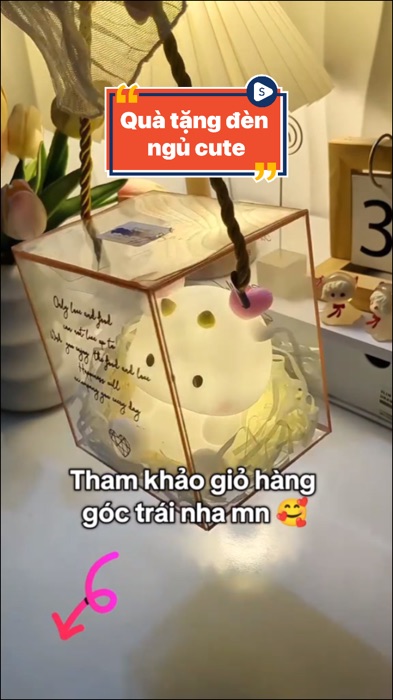 Sao mà dễ thương thế nhi, quà tặng đèn ngủ xinh xinh