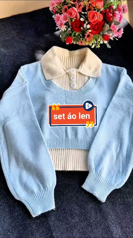 Set áo len #aolen #aolenxinh #videohangthoitrang #HangMoiVe #ShopeeCreator #LuotVuiMuaLien