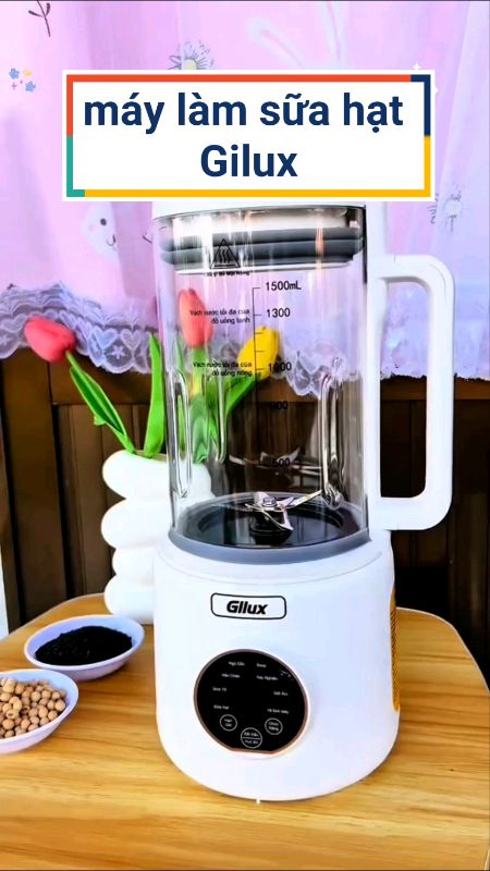 Máy làm sữa hạt Gilux #maylamsuahat #SandealcungKOL #HangMoiVe #ShopeeVideo #ShopeeCreator #LuotVuiMuaLien