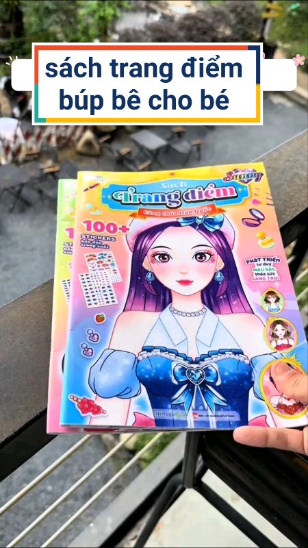 Sách trang điểm công chúa cho bé #sachchobegai #HangMoiVe #ShopeeVideo #ShopeeCreator #LuotVuiMuaLien #SandealcungKOL