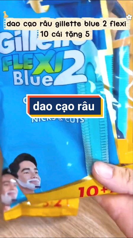 Dao cạo râu Gillette blue 2 Flexi #daocaorau #LuotVuiMuaLien #SandealcungKOL #HangMoiVe #ShopeeVideo #ShopeeCreator