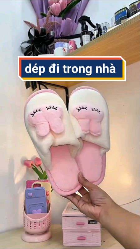 Dép đi trong nhà xinh xắn #depditrongnha #SandealcungKOL #LuotVuiMuaLien #ShopeeCreator #ShopeeVideo #HangMoiVe