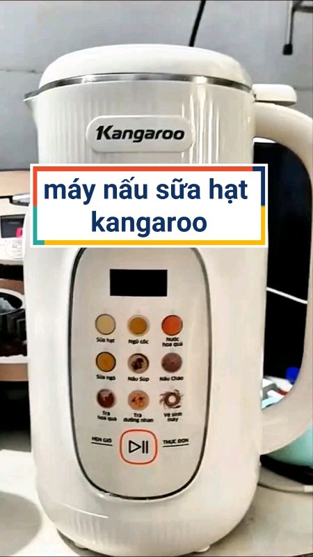 Máy làm sữa hạt, sinh tố đa năng Kangaroo #maylamsuahat #maynausuahat #ShopeeCreator #LuotVuiMuaLien