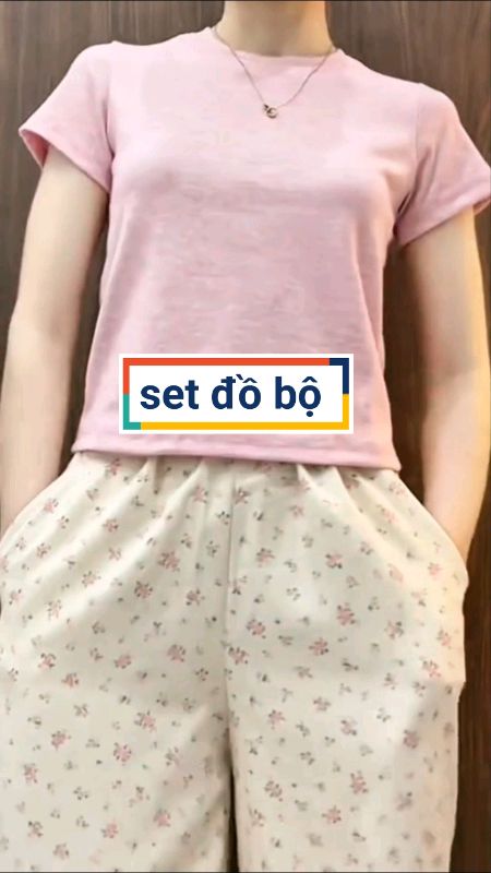 Set đồ bộ xinh #VideohangThoiTrang #ShopeeCreator #LuotVuiMuaLien