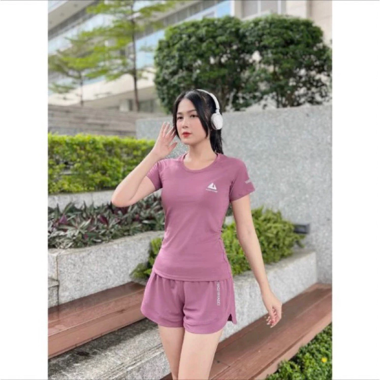 (Có túi sườn)Bộ thể thao nữ bộ tập gym yoga aerobic nữ set đi bơi bộ naqi co giãn thoải mái