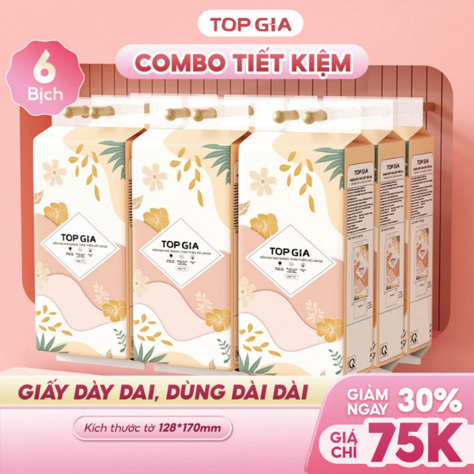 Khăn giấy rút đáy treo tường Topgia (nhiều mẫu) chất lượng, an toàn, tiện lợi [Kèm móc treo]