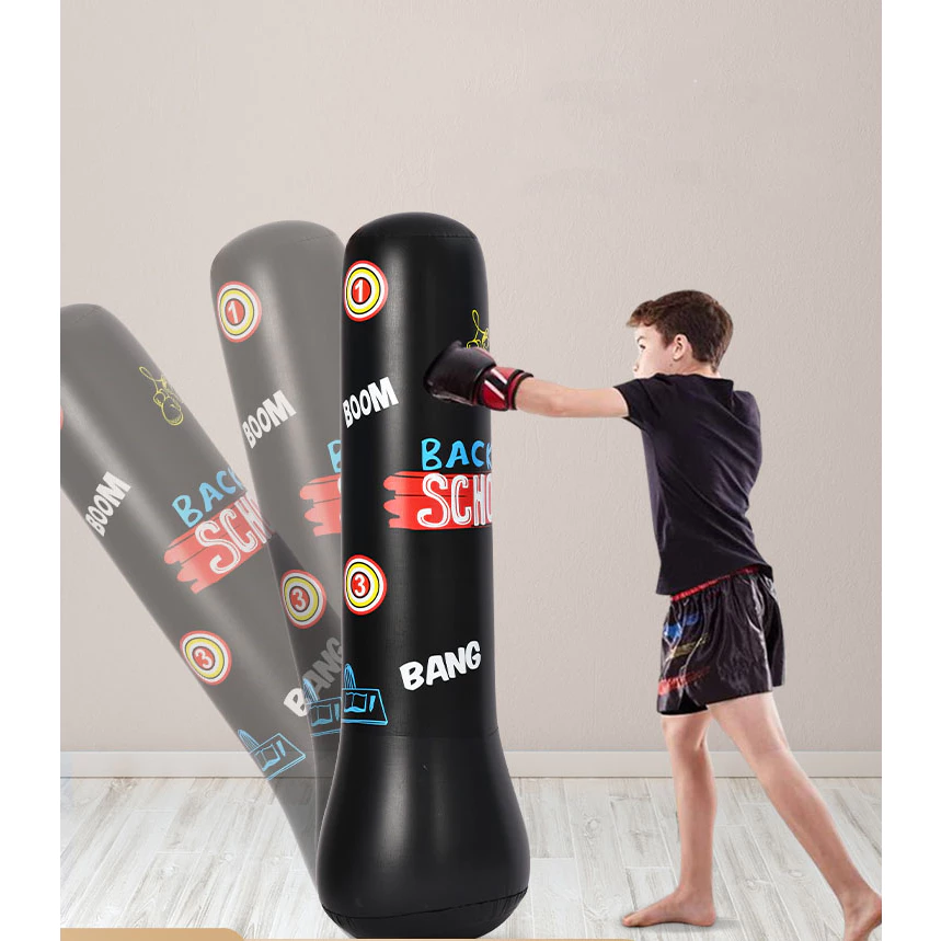Bao trụ đấm bốc tự cân bằng cho bé,trụ đấm boxing, đấm bốc trẻ em, đấm bốc cho bé [ Hàng Đẹp ]