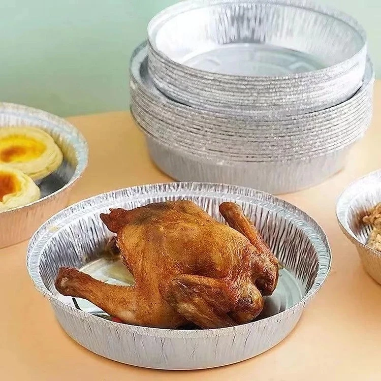 (siêu rẻ)Combo 30 Chiếc Bát bạc nồi chiên không dầu size 22cm,tái sử dụng nhiều lần,khay bạc chịu nhiệt