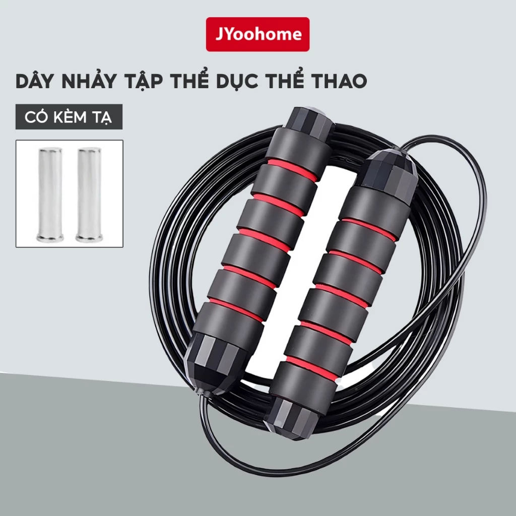Dây Nhảy Thể Dục Giảm Cân Đốt Mỡ Bụng JYoohome Dây Nhảy Luyện Tập Thể Dục Gym Thể Thao Tiện Lợi