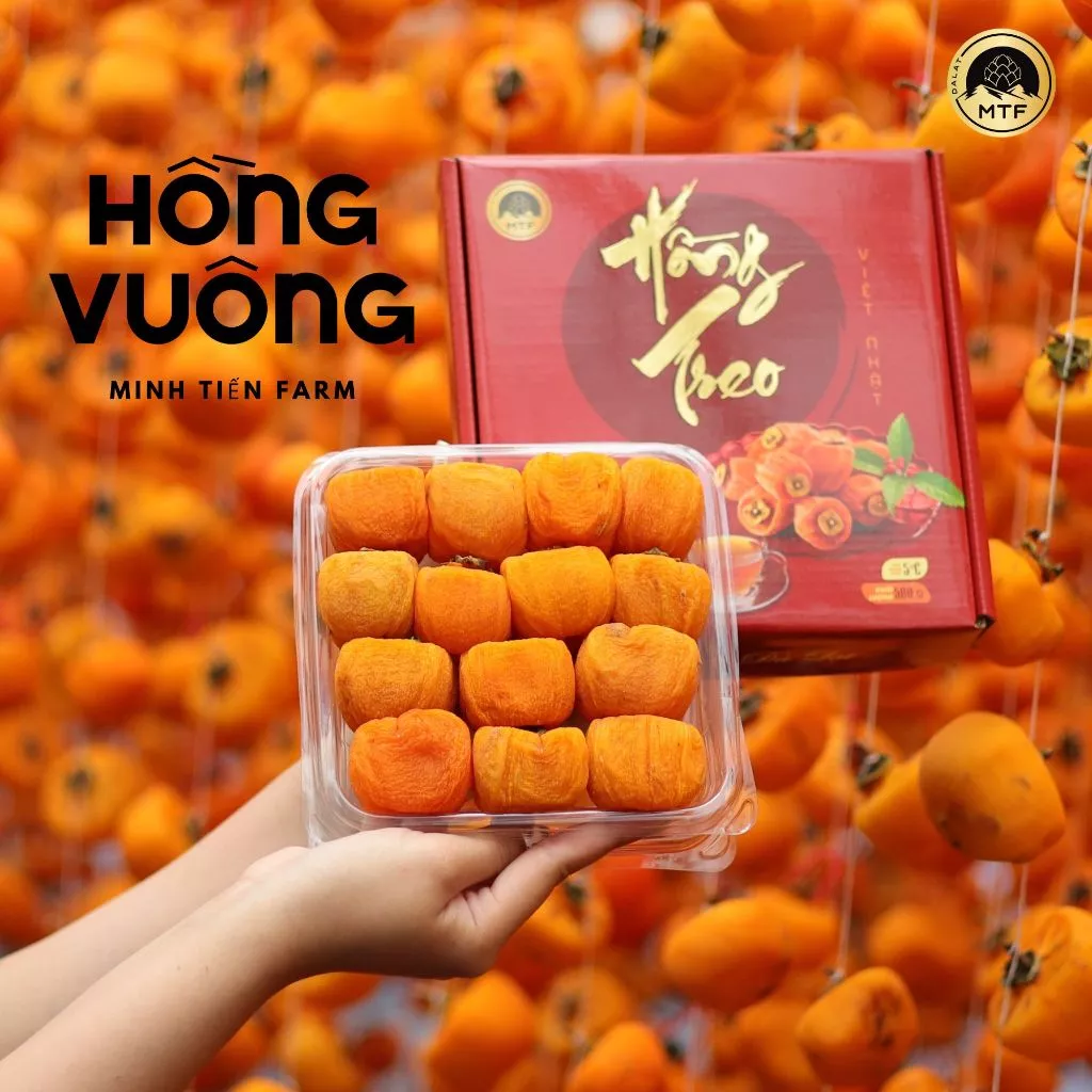 Hồng treo gió đà lạt - Minh Tiến Farm - Đặc sản Đà Lạt