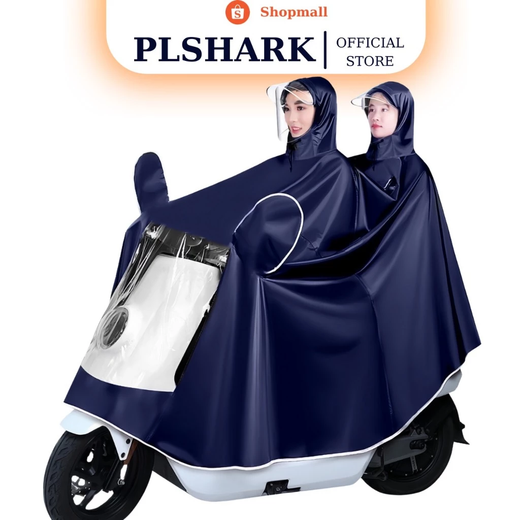 Áo mưa PLSHARK đi xe máy che phủ toàn thân chống mưa chống thấm nước [ HÀNG TỐT ]