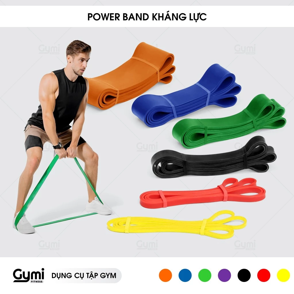 Dây Kháng Lực Powerband, Đa Năng Hỗ Trợ Tập Luyện Powerband | Dây Kháng Lực Tập Toàn Thân