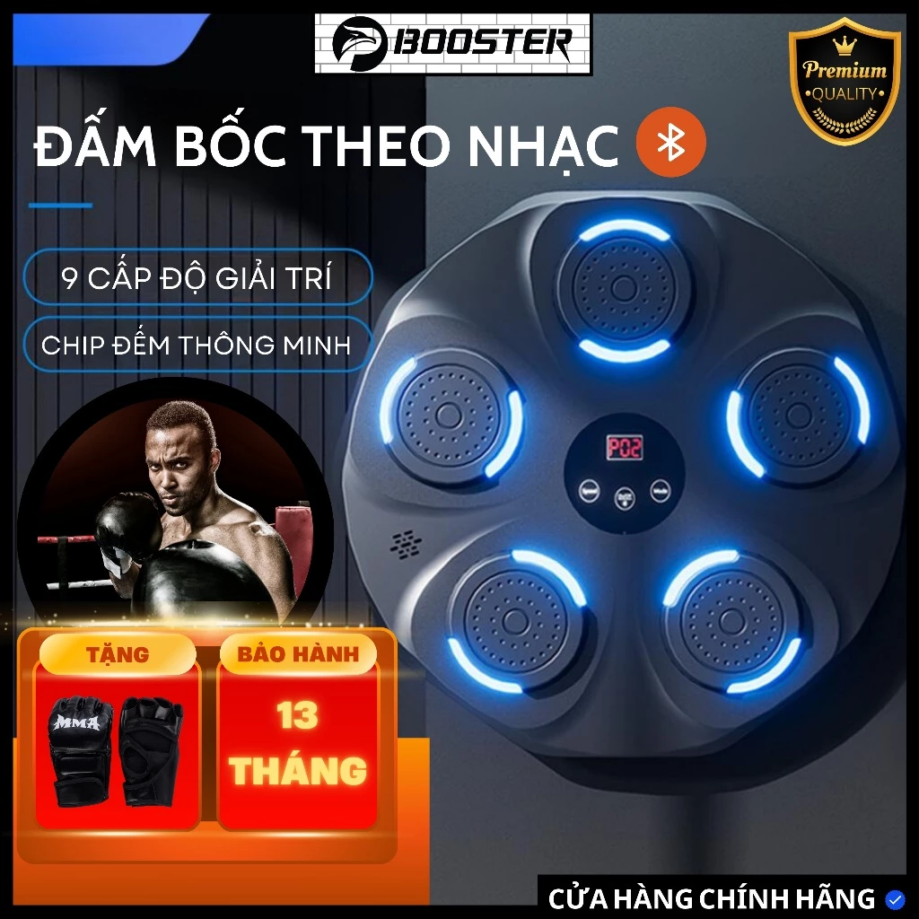 Music Boxing Máy Đấm Bốc Theo Nhạc Thông Minh Booster QJ103