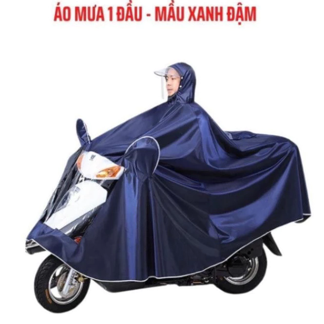 Áo Mưa Phản Quang Đi Xe Máy 1 Người Và 2 Người Che Phủ Toàn Thân Chất Liệu Cao Cấp (didooglt)
