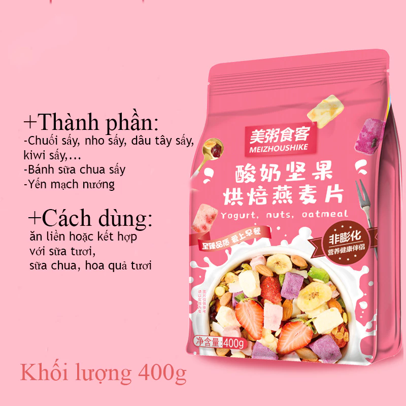 [MỚI] NGŨ CỐC SỮA CHUA/ NGŨ CỐC GIẢM CÂN
