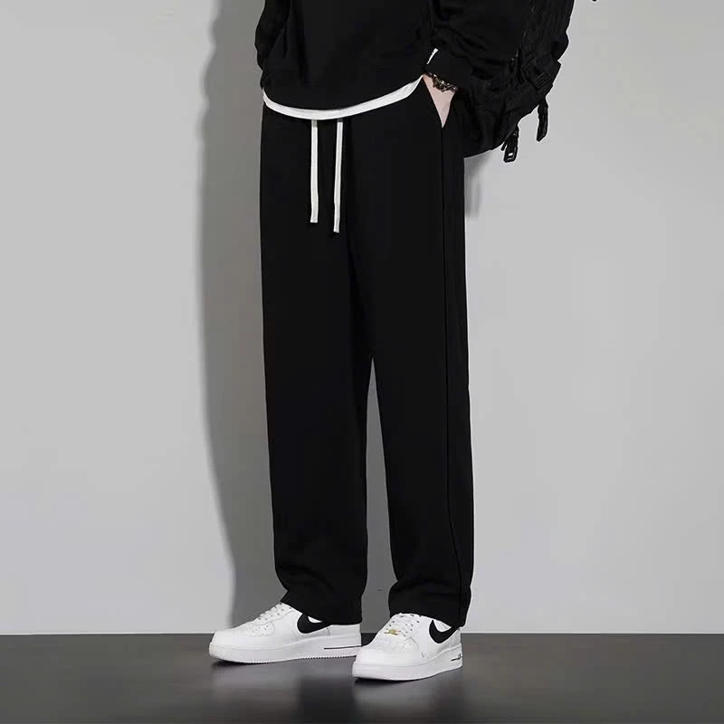 Quần Jogger Nam Nữ Thể Thao Đen Sọc Trắng thun poly Co Giãn Mát Mẻ-DN
