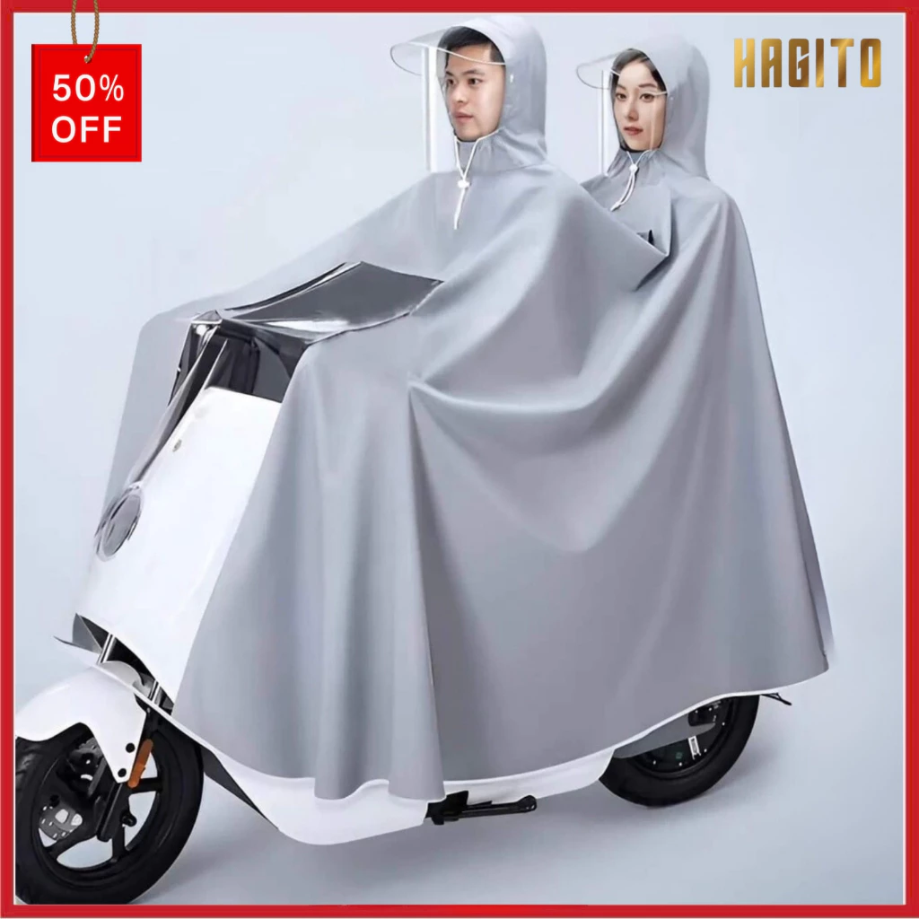 Áo Mưa Cánh Dơi Che Phủ Toàn Thân Chắn Nước, Chống thấm, Dày Dặn Dễ Dàng Sử Dụng Điện Thoại Dùng Cho Xe Đạp Và Xe Máy