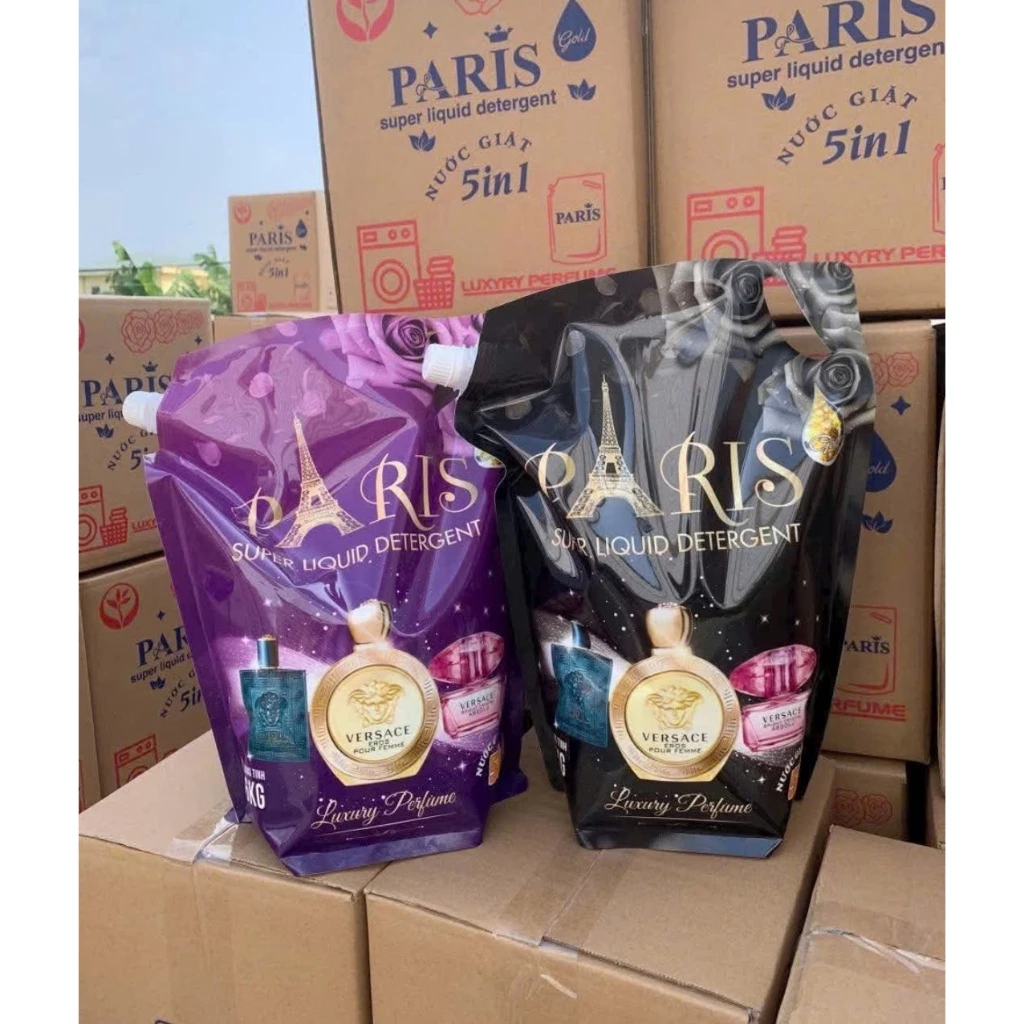 Nước Giặt Paris 3.6L Premium - Công Nghệ Lưu Hương Cao Cấp , Giặt Sạch Như Mới