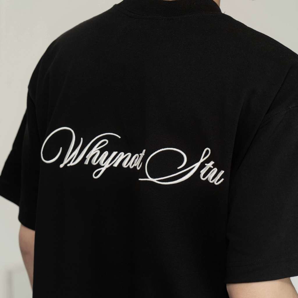 WNS Logo 3D Tee - Áo thun thêu nổi cotton unisex form oversize chính hãng Local Brand WNS - Hình 5