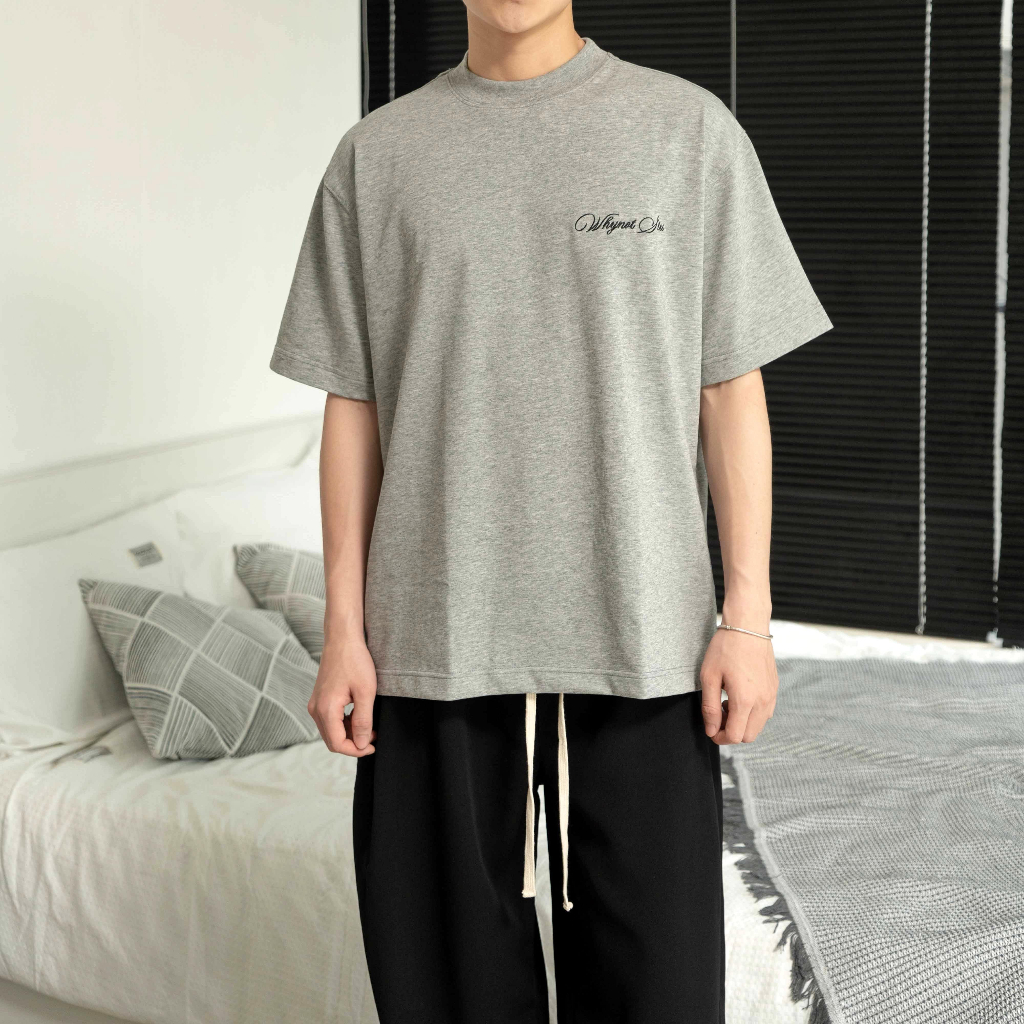 WNS Logo 3D Tee - Áo thun thêu nổi cotton unisex form oversize chính hãng Local Brand WNS - Hình 4
