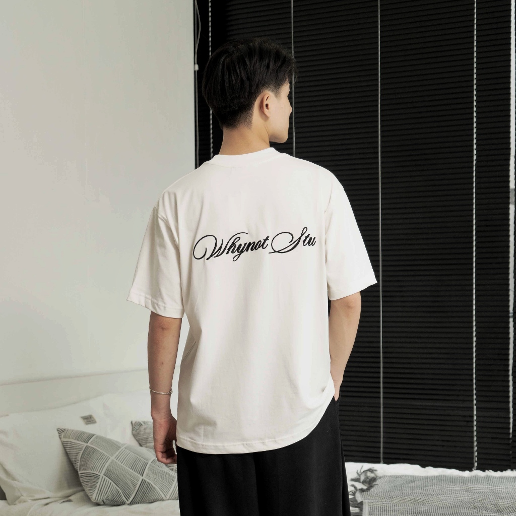 WNS Logo 3D Tee - Áo thun thêu nổi cotton unisex form oversize chính hãng Local Brand WNS - Hình 8