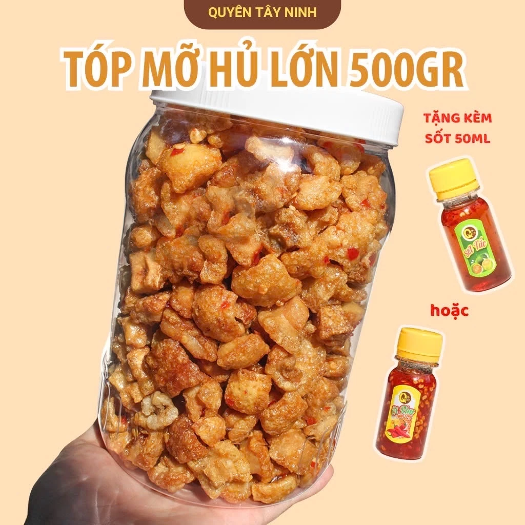 Tóp Mỡ Mắm Tỏi Thơm Béo Giòn Rụm- Da Heo Tóp Mỡ| Bánh tráng Quyên Tây Ninh