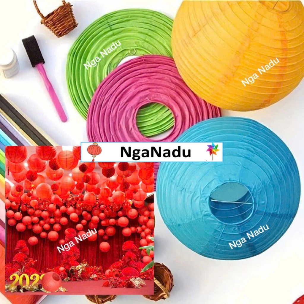 ĐÈN LỒNG GIẤY tròn trang trí lễ hội,trường học,decor,siêu thị,cà phê,cưới hỏi-đèn lồng Nhật Bản,Trung Hoa