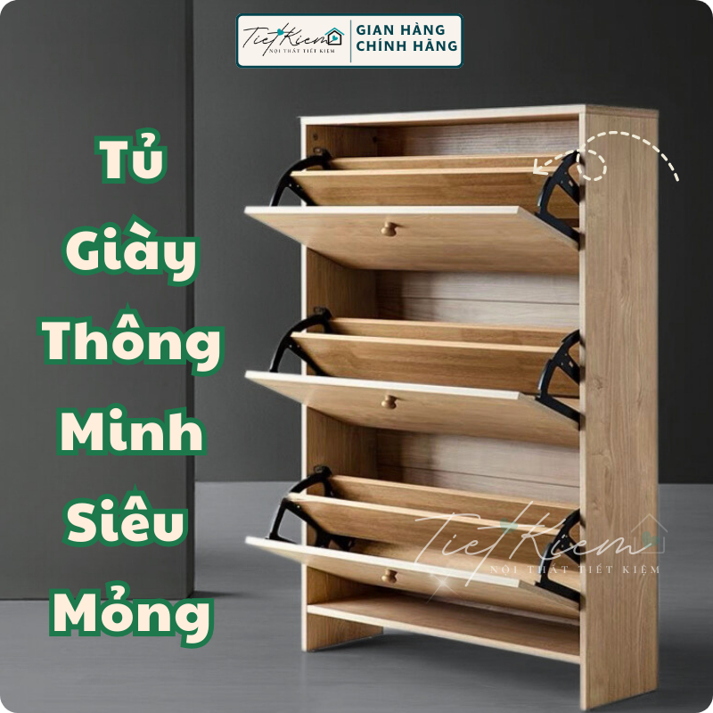 Các mẫu tủ giày thông minh siêu mỏng Nội Thất Tiết Kiệm (đã lắp sẵn) TG19191 - Hình 5