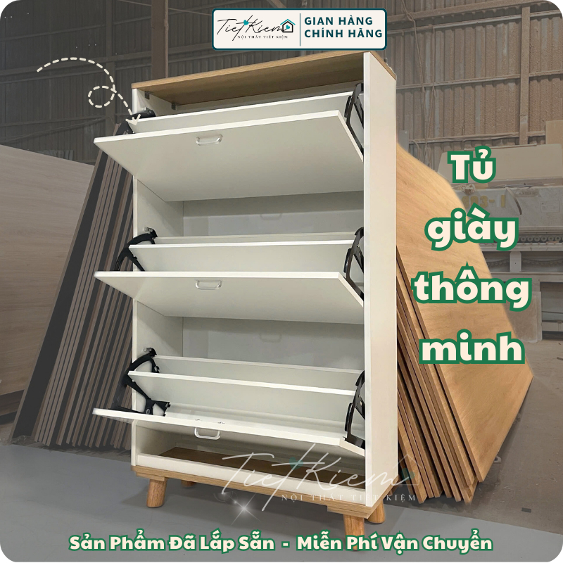 Các mẫu tủ giày thông minh siêu mỏng Nội Thất Tiết Kiệm (đã lắp sẵn) TG19191 - Hình 2