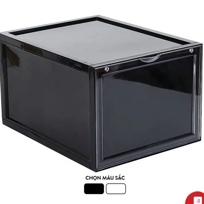 Hộp đựng giày PTLUXURY chất liệu nhựa cứng trong suốt [ HÀNG VIỆT NHẬT ]